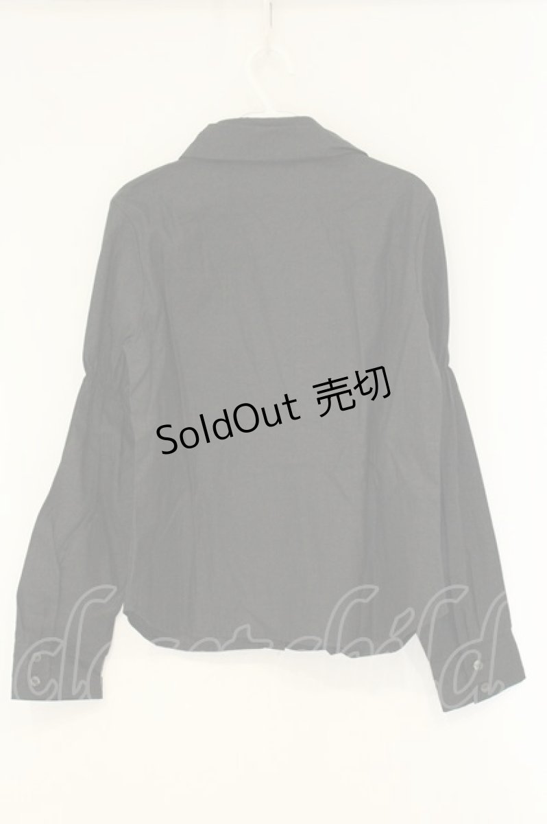画像4: PEACE NOW / デザインカラーブラウス  ブラック O-26-08-11-023-PU-BL-IG-OS (4)