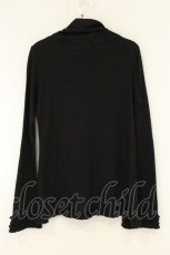 画像4: PEACE NOW / ハイネックカーディガン M ブラック O-26-08-11-025-PU-TO-IG-OS (4)
