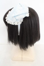 画像3: BABY,THE STARS SHINE BRIGHT / キャメロンカチューシャ  サックス（綿サテン） O-26-08-12-034-BA-ZA-OW-OS (3)