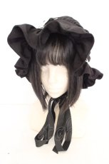 画像1: Eri Aino's collaboration / AE*ボンネット 57.5cm クロ O-26-08-12-036-LO-AC-OW-OS (1)