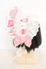 画像2: Angelic Pretty / Happy Cakesハーフボンネット  シロ O-26-08-12-037-AP-AC-OW-OS (2)