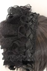 画像2: LOLITA他 / ヘッドドレスクリップ  ブラック O-26-08-12-039-LO-AC-IG-OS (2)