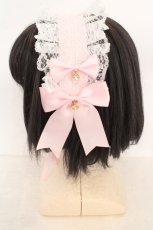 画像3: LOLITA他 / ヘッドドレスクリップ  ピンク O-26-08-12-040-LO-AC-IG-OS (3)