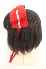 画像3: metamorphose / チロリアンDollリボンヘッドドレス  アカ O-26-08-12-043-ME-AC-OW-OS (3)