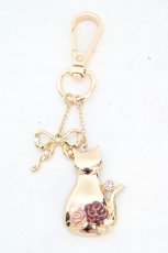画像1: axes femme / ノベルティバッグチャーム  ゴールド O-26-08-12-063-AX-ZA-OW-OS (1)