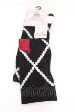 画像1: virally / 星名桜子/ECHSOVKレースアップ 23-25cm クロ O-26-08-12-071-LO-ZA-IG-OS (1)