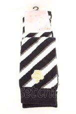 画像1: m petit by misako / AMOVKナナメSTクラウン 23-25cm クロ O-26-08-12-073-LO-ZA-IG-OS (1)