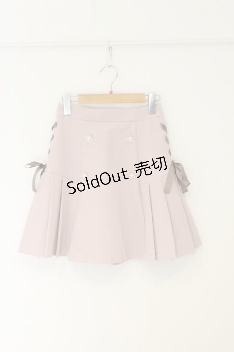 画像1: Ank Rouge / サイドスピンドルプリーツ切り替えスカート ピンク O-26-08-12-1007-CA-SK-IG-OS (1)