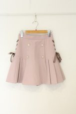 画像1: Ank Rouge / サイドスピンドルプリーツ切り替えスカート ピンク O-26-08-12-1007-CA-SK-IG-OS (1)