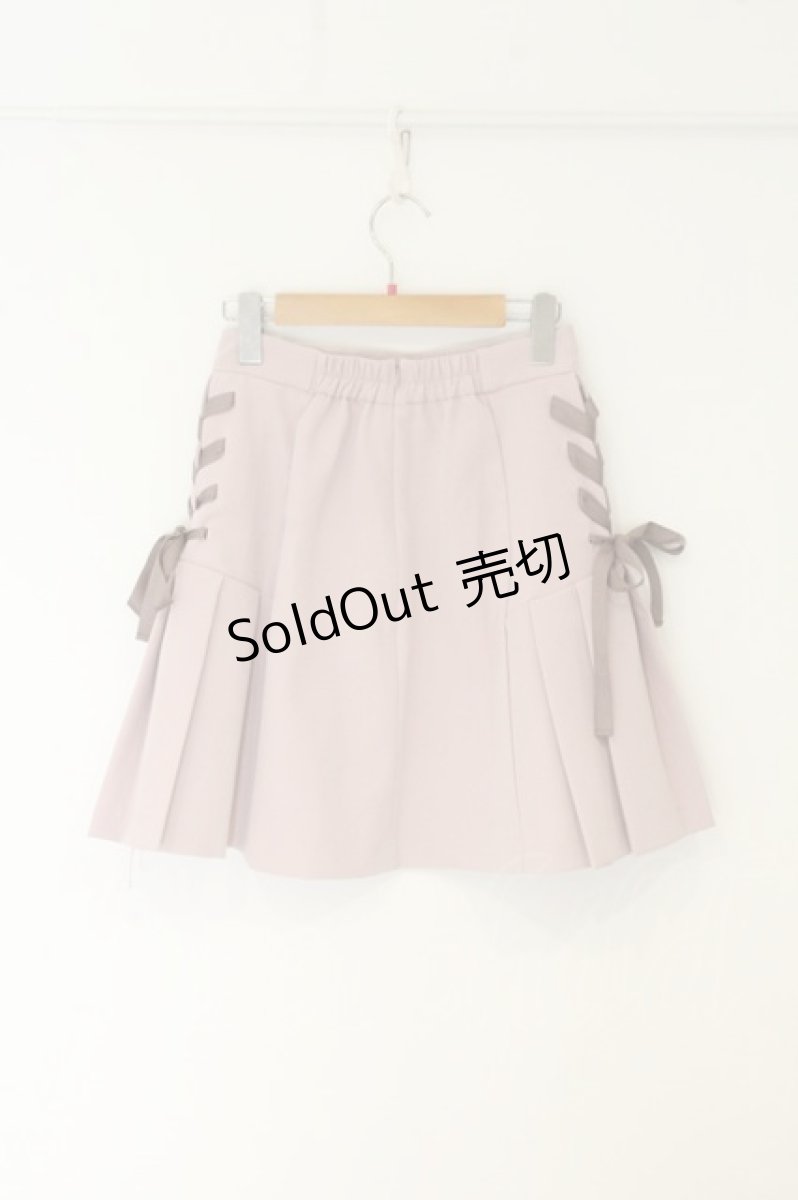 画像2: Ank Rouge / サイドスピンドルプリーツ切り替えスカート ピンク O-26-08-12-1007-CA-SK-IG-OS (2)