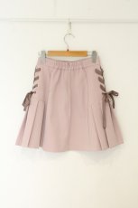 画像2: Ank Rouge / サイドスピンドルプリーツ切り替えスカート ピンク O-26-08-12-1007-CA-SK-IG-OS (2)