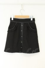 画像1: pium / フロントホックスカート クロ O-26-08-12-1009-LO-SK-IG-OS (1)