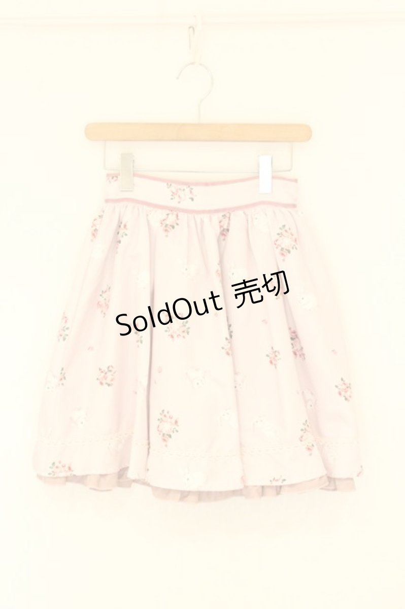 画像1: Ank Rouge / RoseBunnyスカート ピンク O-26-08-12-1010-CA-SK-IG-ZI (1)