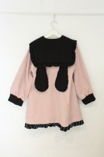 画像3: DearMyLove / くま&うさぎ可愛いコート M ダークピンク O-26-08-12-1001-GO-CO-IG-OS (3)
