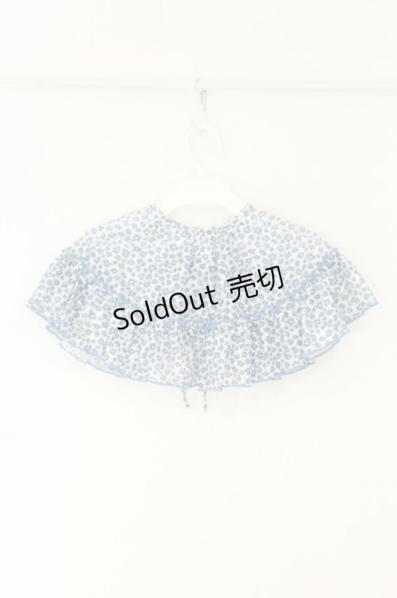 画像2: merry jenny / flower lace collar　つけ襟 サックス O-26-08-12-1024-LO-ZA-OW-OS (2)