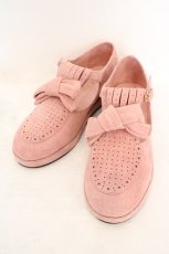 画像1: PINK HOUSE / スウェードパンチングシューズ 3(M) ピンク O-26-08-12-083-LO-SH-OW-OS (1)