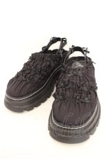 画像1: merry jenny / Puffer ribbon sabot　シューズ M クロ O-26-08-12-085-LO-ZA-IG-OS (1)