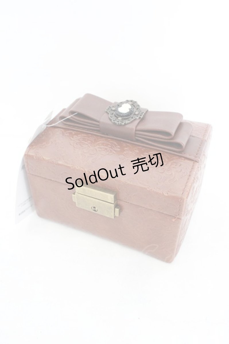 画像1: axes femme / クラシカルアクセサリーBOX 130×100×170mm ブラウン O-26-08-12-088-AX-ZA-OW-ZT0814X (1)
