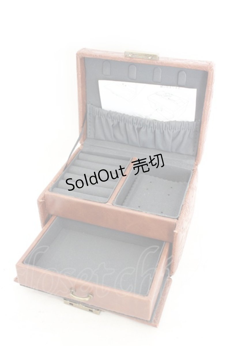 画像3: axes femme / クラシカルアクセサリーBOX 130×100×170mm ブラウン O-26-08-12-088-AX-ZA-OW-ZT0814X (3)