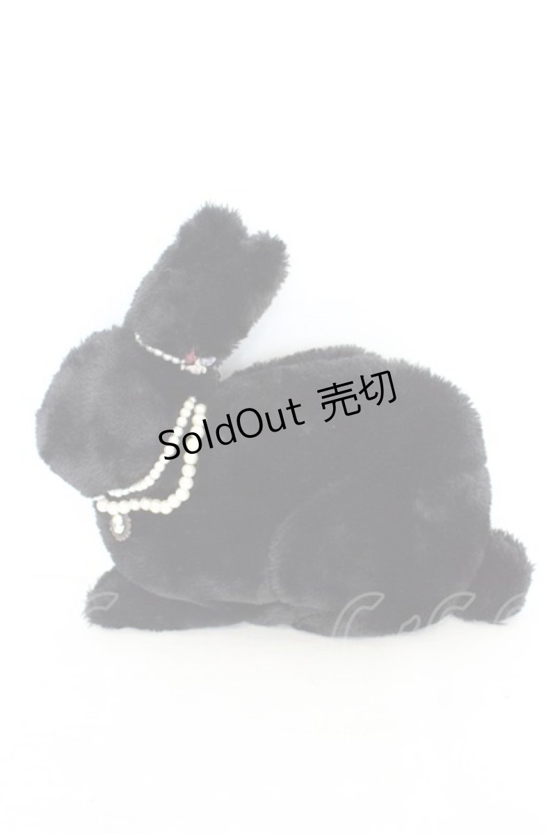 画像1: LALUICE / おめかしウサギのポシェット  クロ O-26-08-12-091-LO-BG-IG-OS (1)