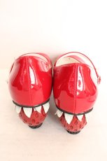 画像3: Dear My Love / いちごヒールロリータパンプス 23.5cm アカエナメル×アカいちご O-26-08-12-2005-LO-SH-OW-OS (3)