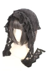 画像1: Morun x Muuna Stoik / Frenchバブーシュカ  クロ O-26-08-12-002-LO-AC-OW-OS (1)