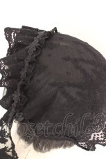 画像2: Morun x Muuna Stoik / Frenchバブーシュカ  クロ O-26-08-12-002-LO-AC-OW-OS (2)