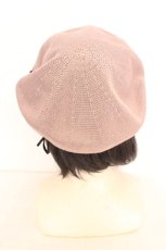 画像3: axes femme / リボンブローチ付きサマーベレー 57.5cm ピンク O-26-08-12-019-AX-AC-OW-OS (3)