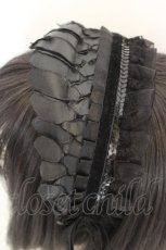 画像2: h.NAOTO / 水銀鱗カチューシャ  ブラック O-26-08-12-025-HN-AC-IG-OS (2)