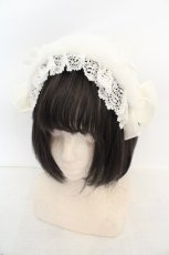 画像1: BABY,THE STARS SHINE BRIGHT / Ruban de Noel Neigeドレスカチューシャ  シロ×シロ O-26-08-12-028-BA-AC-IG-OS (1)