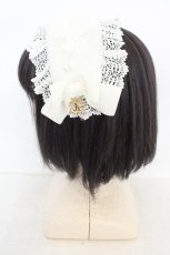 画像3: BABY,THE STARS SHINE BRIGHT / Ruban de Noel Neigeドレスカチューシャ  シロ×シロ O-26-08-12-028-BA-AC-IG-OS (3)