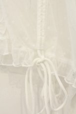 画像3: merry jenny / flowerシアードロストショートブラウス  シロ O-26-08-13-026-LO-BL-IG-OS (3)