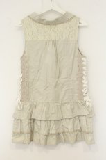 画像4: axes femme / 裾ティアードチュニック M グレージュ O-26-08-13-052-AX-OP-OW-OS (4)