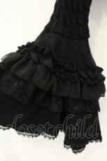 画像3: FRILL / 姫袖ニットボレロ  ブラック O-26-08-13-005-HN-TO-IG-OS (3)