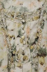 画像2: INGEBORG / 水彩薔薇柄チュニック 11 ベージュ O-26-08-13-063-LO-TO-IG-OS (2)