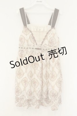 Preview of ローズミラー柄チェーンチュニック  アイボリー