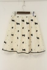 画像3: axes femme / 総刺繍シアーギンガムスカート M シロ O-26-08-13-110-AX-SK-IG-OS (3)