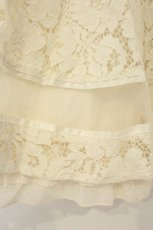 画像2: axes femme / ベルト付レースフレアスカート【ベルト欠品】 M アイボリー O-26-08-13-113-AX-SK-IG-OS (2)