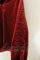 画像3: REFLEM / ベロアスタンドネックプルオーバーカットソー F レッド O-26-08-13-116-PU-TO-YM-OS (3)