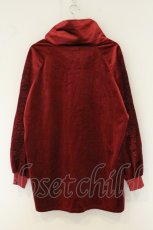 画像4: REFLEM / ベロアスタンドネックプルオーバーカットソー F レッド O-26-08-13-116-PU-TO-YM-OS (4)
