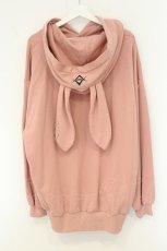 画像3: REFLEM / ピアス付きウサ耳プルオーバーパーカー F ピンク O-26-08-13-118-PU-TO-YM-OS (3)