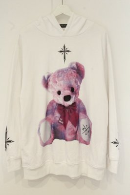 Preview of Furry bear Hoodie　パーカー F ホワイト