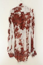 画像4: NAOTO SEVEN / bloody rose blouse  ホワイト×ワイン O-26-08-13-010-HN-BL-IG-OS (4)