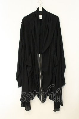 Preview of Super long drape hoodie（スーパーロングドレープフーディ）  ブラック