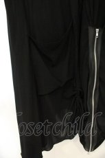 画像2: h.NAOTO / Super long drape hoodie（スーパーロングドレープフーディ）  ブラック O-26-08-13-012-HN-JA-IG-OS (2)