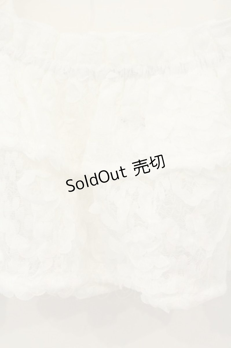 画像3: merry jenny / 新宿店限定販売 レースティアードビスチェ  シロ O-26-08-13-016-LO-TO-IG-OS (3)