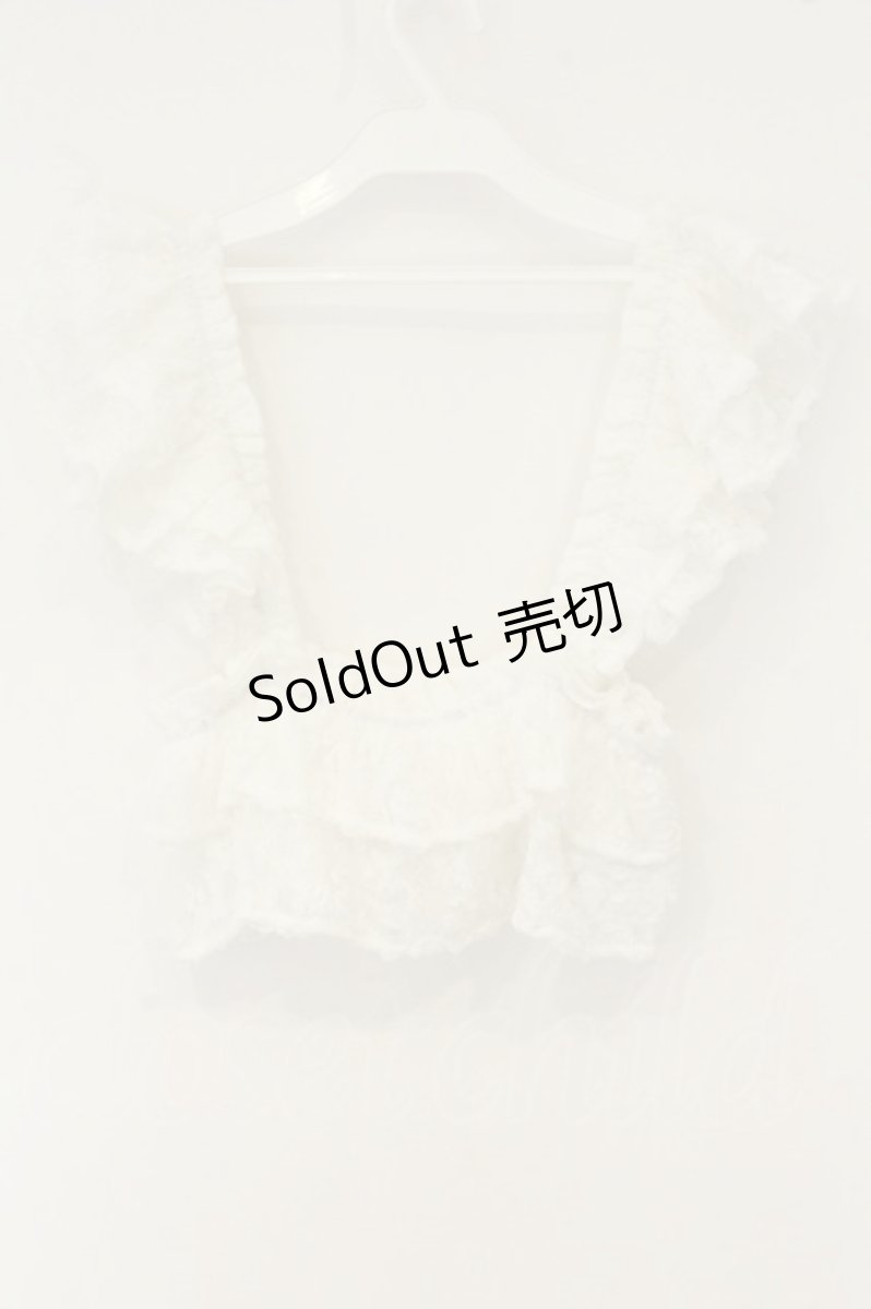画像4: merry jenny / 新宿店限定販売 レースティアードビスチェ  シロ O-26-08-13-016-LO-TO-IG-OS (4)