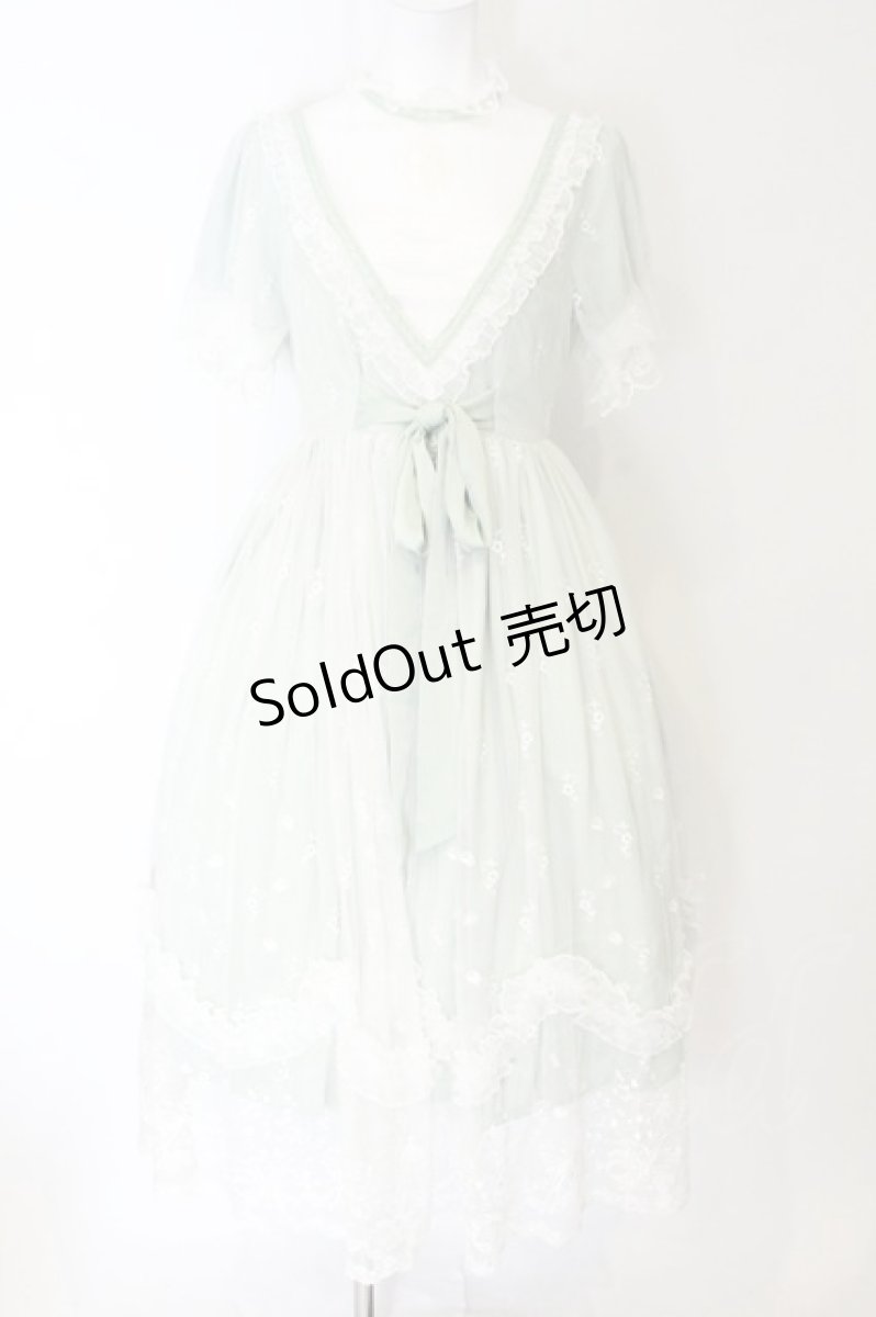 画像1: Miss Point / 花咲くあの日の君 ワンピース(タイプ4) M ライトグリーン×シロ O-26-08-14-008-LO-OP-IG-OS (1)