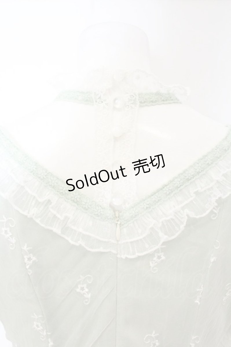 画像5: Miss Point / 花咲くあの日の君 ワンピース(タイプ4) M ライトグリーン×シロ O-26-08-14-008-LO-OP-IG-OS (5)