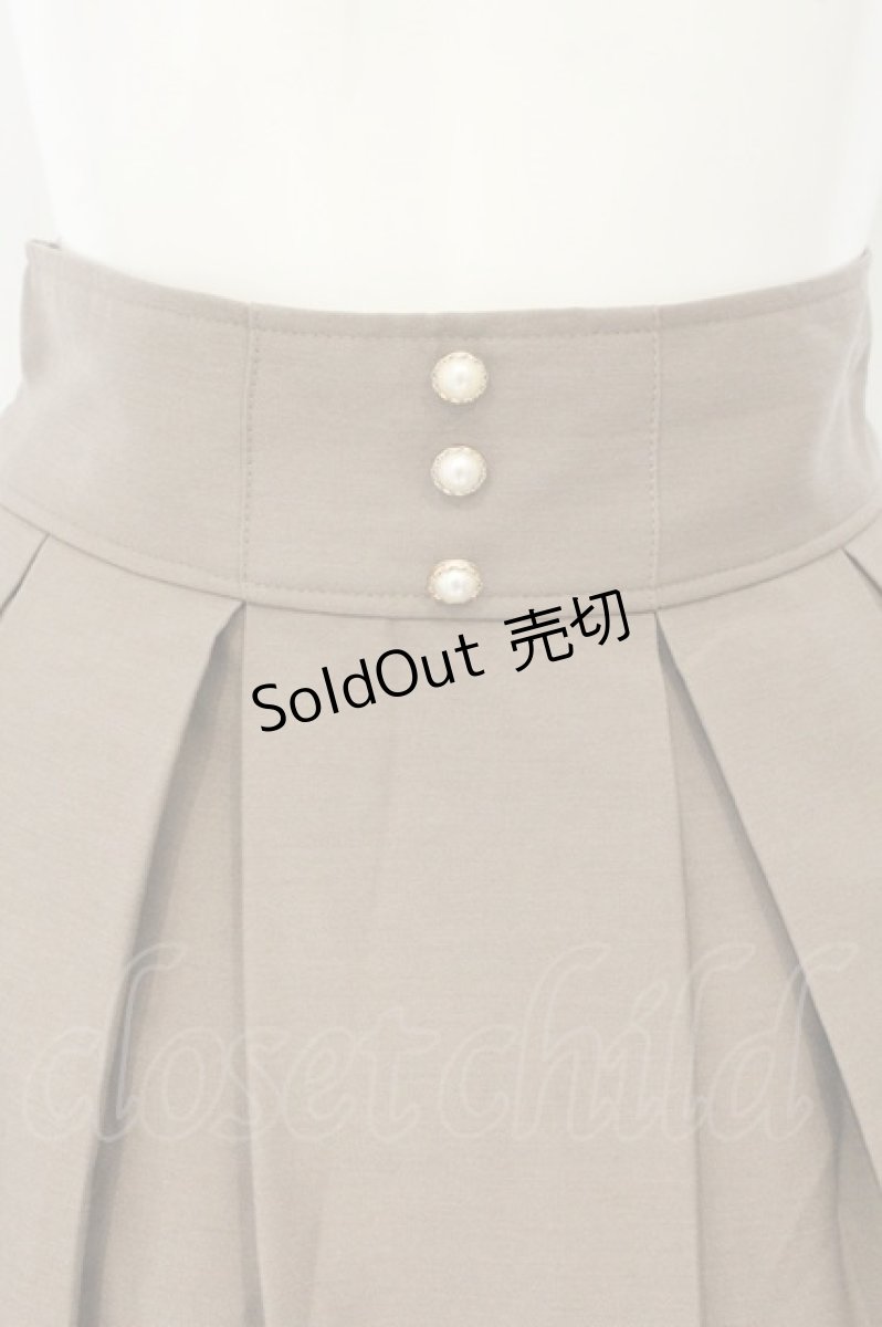画像2: axes femme POETIQUE / ネコ×楽譜刺繍スカート M モカ O-26-08-14-009-AX-SK-OW-OS (2)